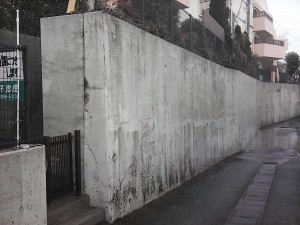 モンパレA・B・C棟　擁壁塗装工事 007